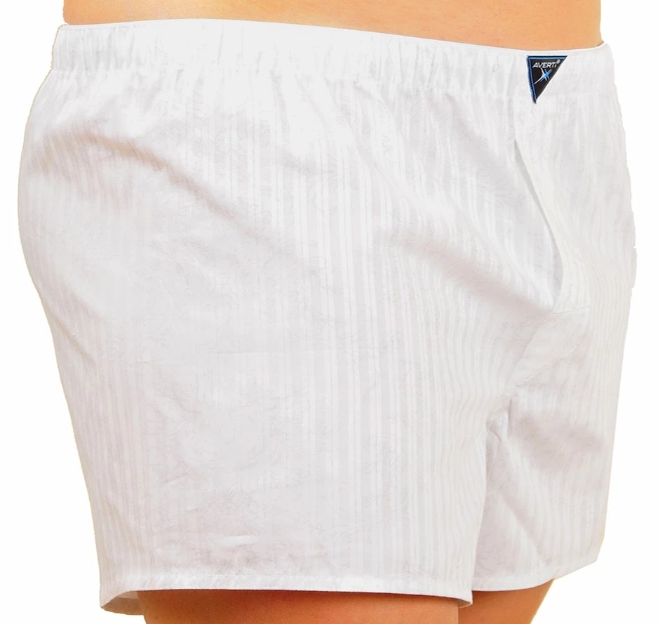 Erkek Karışık Renk Düğmesiz Gömlek Desenli  3Lü Paket %100 Pamuk Poplin Boxer Şort HZL24W-AV112341