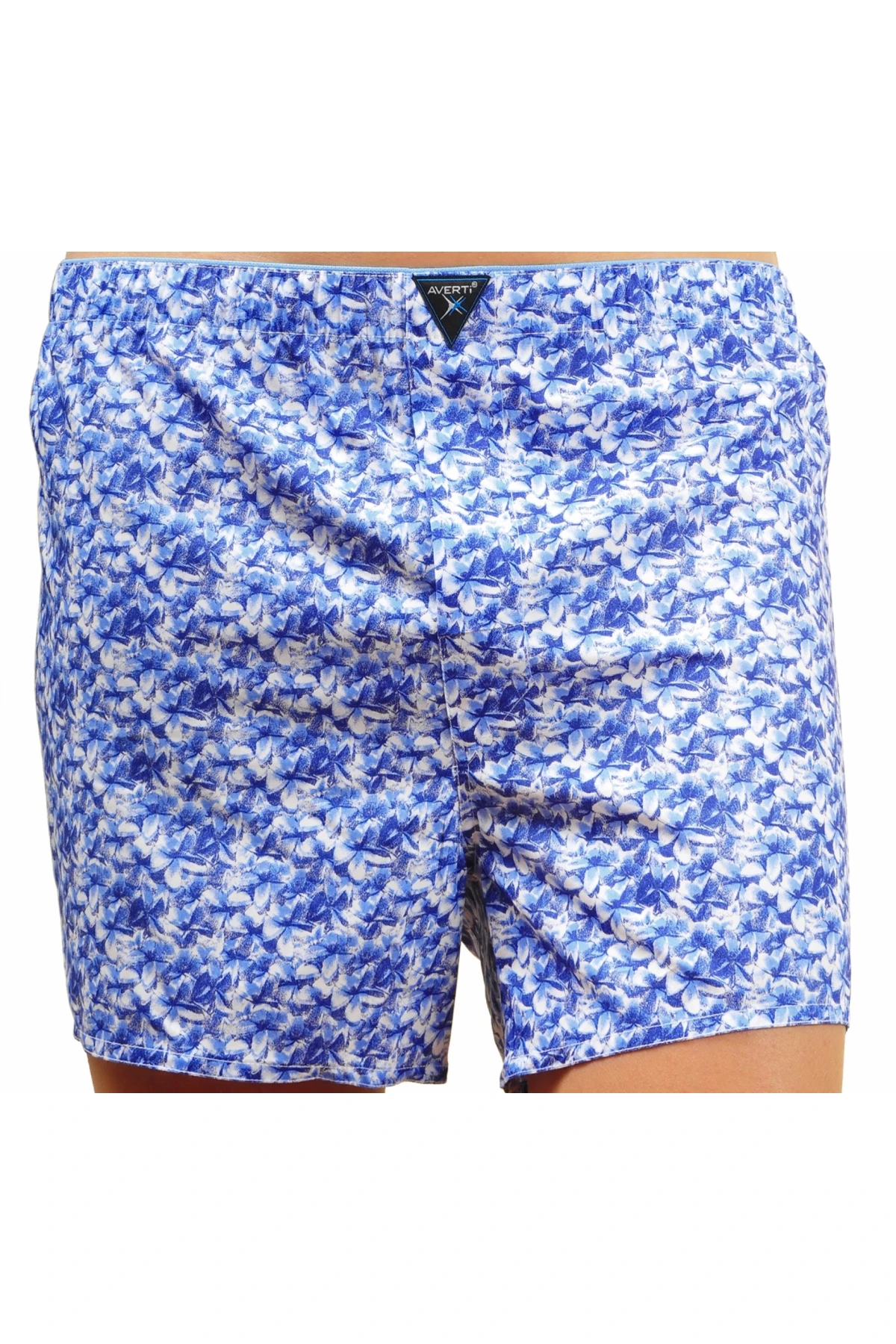 Erkek Karışık Renk Düğmesiz Gömlek Desenli  3Lü Paket %100 Pamuk Poplin Boxer Şort HZL24W-AV112341