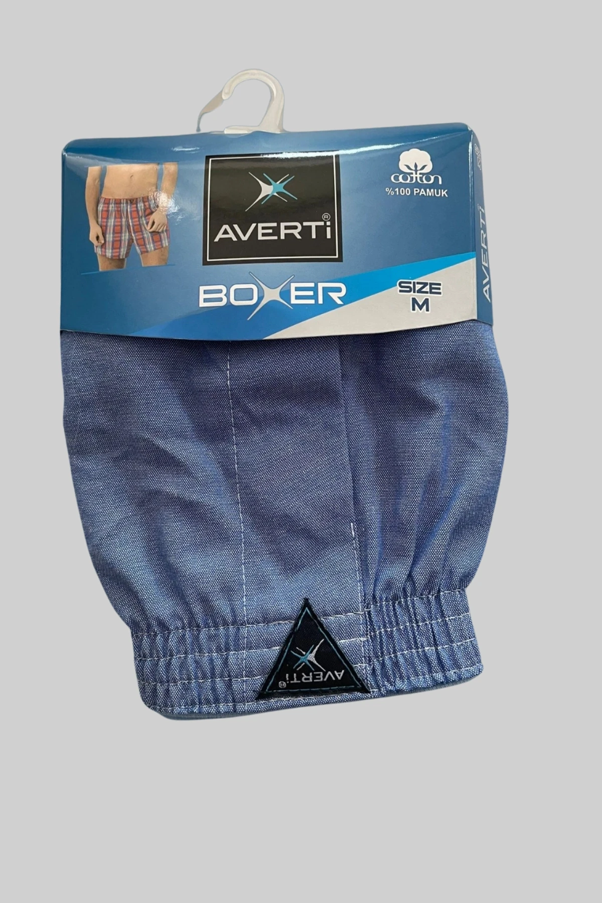 Erkek 8Li Gömlek Desen %100 Pamuk Poplin Boxer HZL25S-AV01