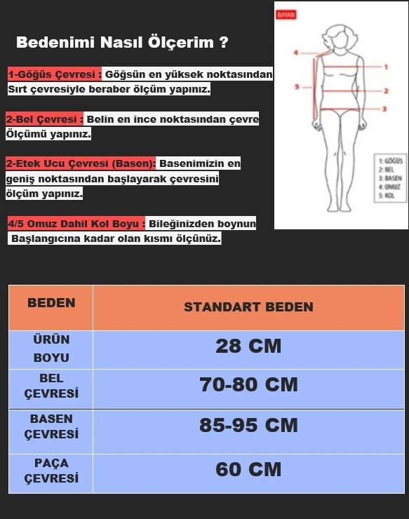 Kadın Beyaz Beli Lastikli Astarlı Kroşe Şort HZL25-LC879