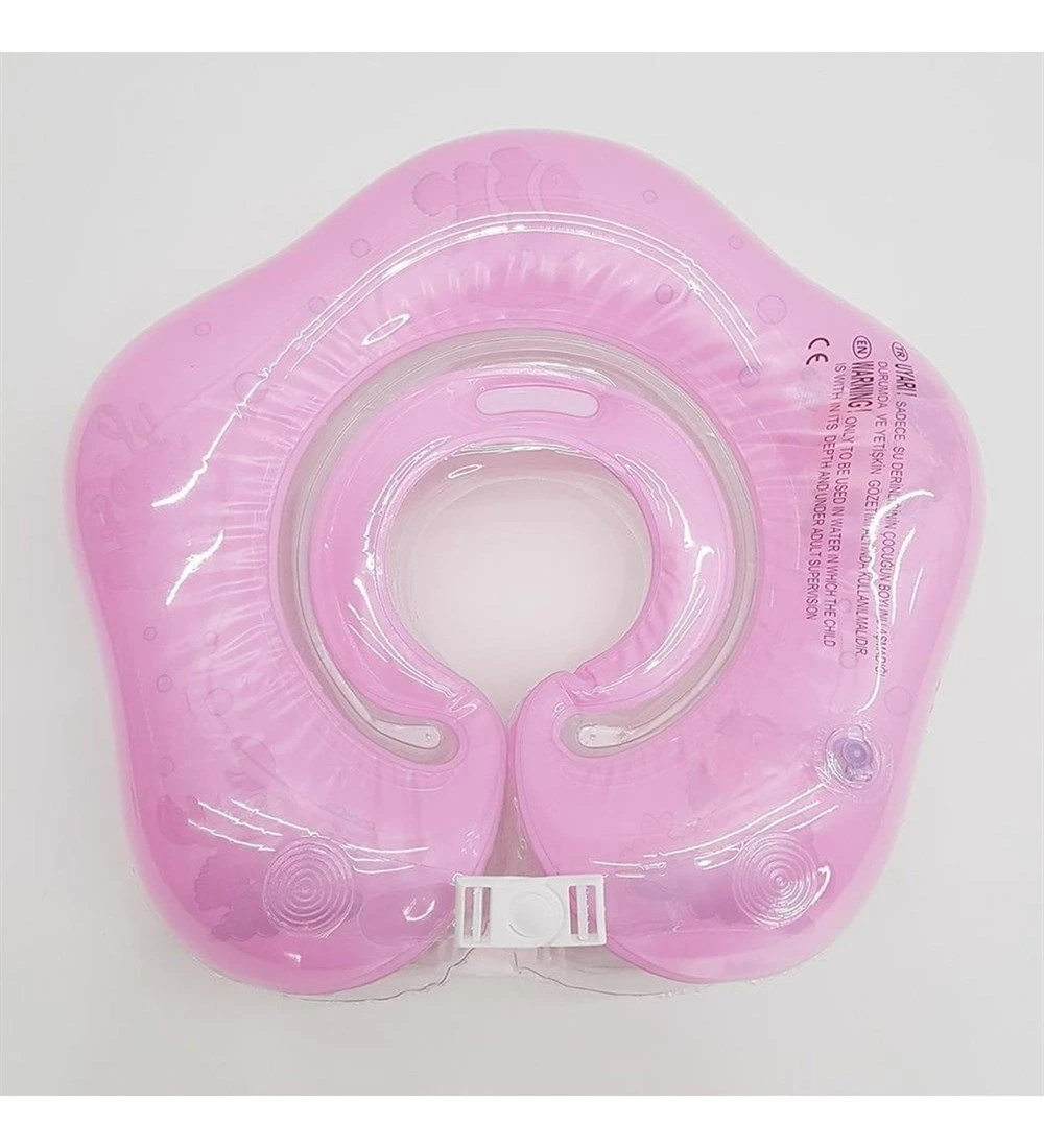 Kız Bebek Pembe Emniyet Kilitli Yüzme Boyun Simidi HZL25S-BR01
