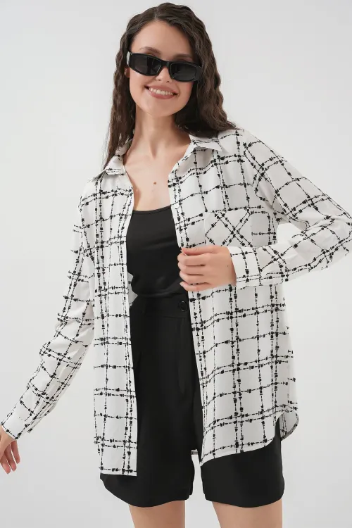 3639 TEK CEPLİ GÖMLEK - A.Beyaz