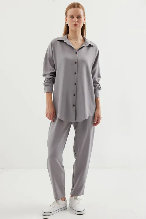 6622 Keten İkili Takım - Gri