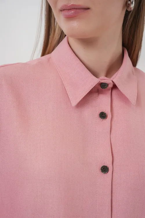 6622 Keten İkili Takım - Pudra