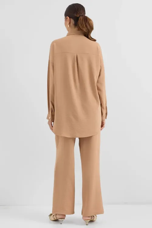 6631 Oversize Alt-Üst Takım - Bisküvi