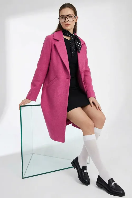 9085 Kaşe Kaban - A.Fuşya