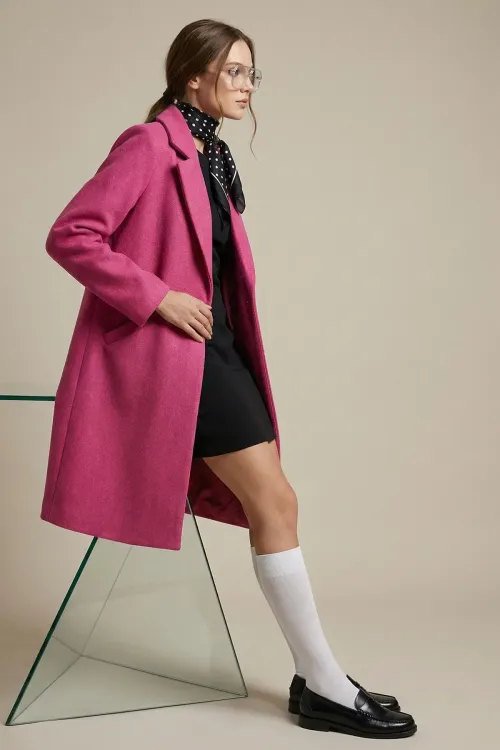 9085 Kaşe Kaban - A.Fuşya