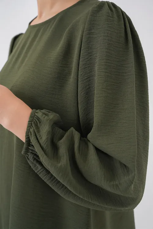 Ayrobin Tunik Pantolon Alt Üst Takım 6712 - Haki