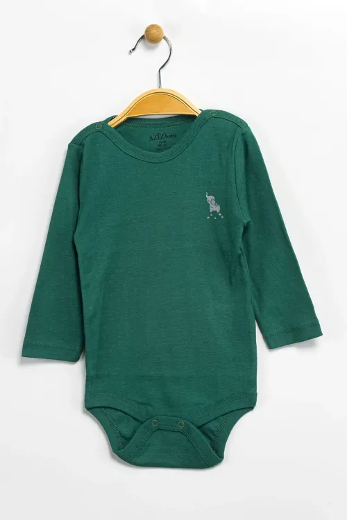 Aziz Bebe Erkek Kız Bebek Çıtçıtlı % 100 Pamuk Body & Zıbın 0 Ay - 12 Ay