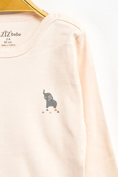 Aziz Bebe Erkek Kız Bebek Çıtçıtlı % 100 Pamuk Body & Zıbın 0 Ay - 12 Ay