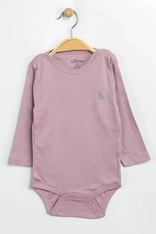 Aziz Bebe Erkek Kız Bebek Çıtçıtlı % 100 Pamuk Body & Zıbın 0 Ay - 12 Ay