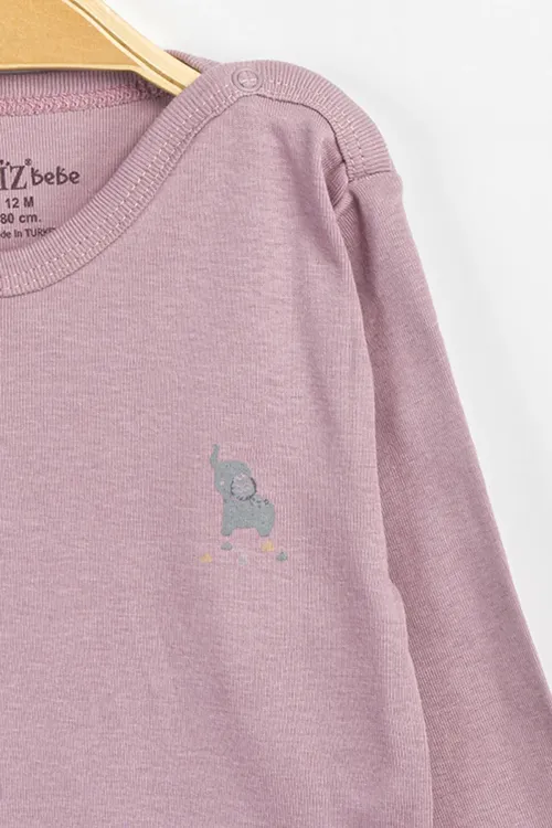 Aziz Bebe Erkek Kız Bebek Çıtçıtlı % 100 Pamuk Body & Zıbın 0 Ay - 12 Ay