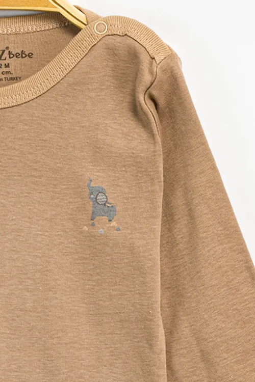 Aziz Bebe Erkek Kız Bebek Çıtçıtlı % 100 Pamuk Body & Zıbın 0 Ay - 12 Ay