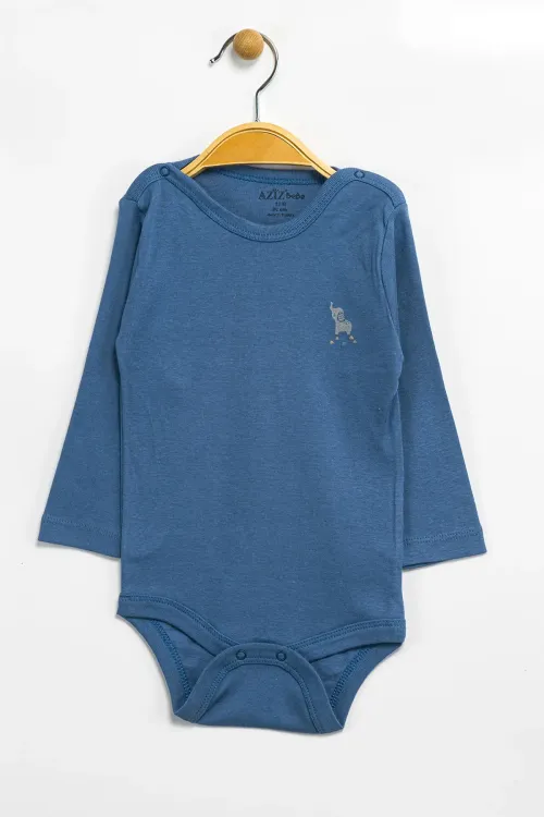 Aziz Bebe Erkek Kız Bebek Çıtçıtlı % 100 Pamuk Body & Zıbın 0 Ay - 12 Ay