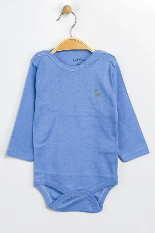 Aziz Bebe Erkek Kız Bebek Çıtçıtlı % 100 Pamuk Body & Zıbın 0 Ay - 12 Ay