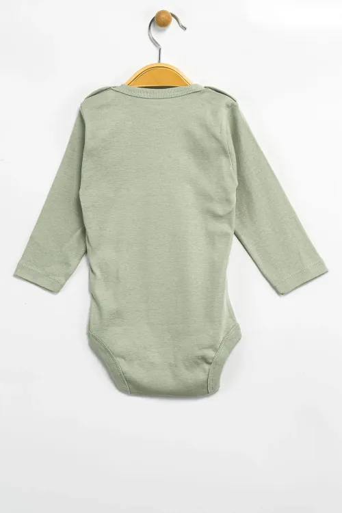 Aziz Bebe Erkek Kız Bebek Çıtçıtlı % 100 Pamuk Body & Zıbın 0 Ay - 12 Ay