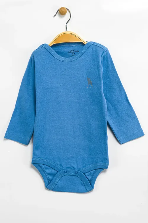 Aziz Bebe Erkek Kız Bebek Çıtçıtlı % 100 Pamuk Body & Zıbın 0 Ay - 12 Ay