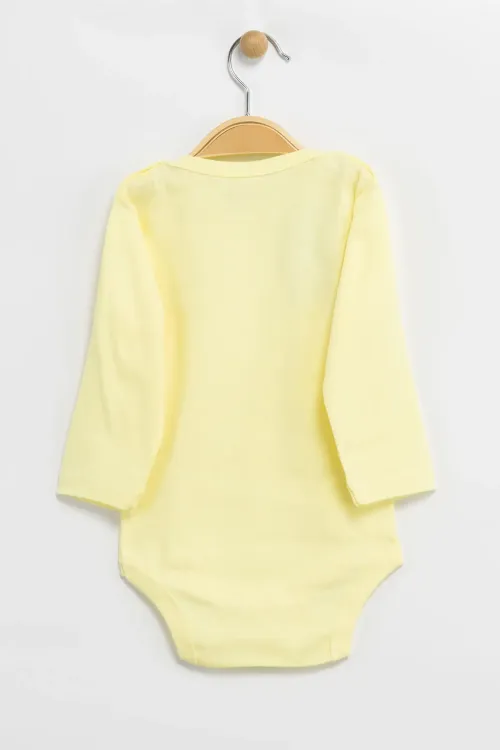 Aziz Bebe Erkek Kız Bebek Çıtçıtlı % 100 Pamuk Body & Zıbın 0 Ay - 12 Ay