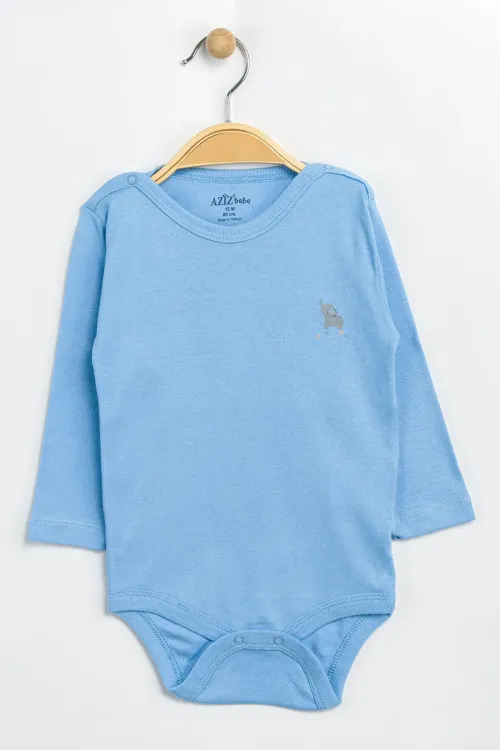 Aziz Bebe Erkek Kız Bebek Çıtçıtlı % 100 Pamuk Body & Zıbın 0 Ay - 12 Ay