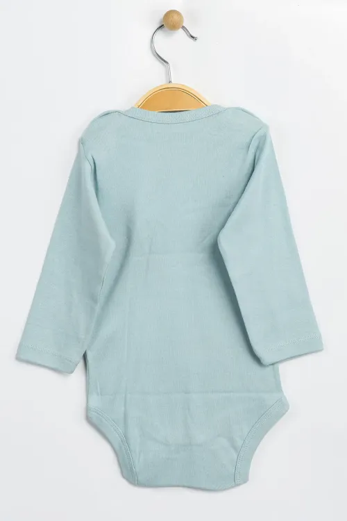 Aziz Bebe Erkek Kız Bebek Çıtçıtlı % 100 Pamuk Body & Zıbın 12 Ay - 36 Ay