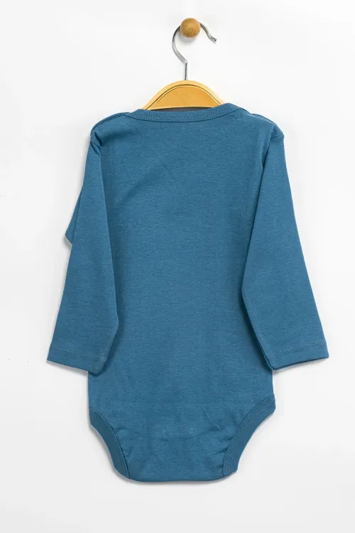 Aziz Bebe Erkek Kız Bebek Çıtçıtlı % 100 Pamuk Body & Zıbın 12 Ay - 36 Ay