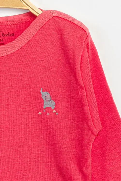 Aziz Bebe Erkek Kız Bebek Çıtçıtlı % 100 Pamuk Body & Zıbın 12 Ay - 36 Ay