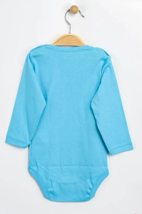 Aziz Bebe Erkek Kız Bebek Çıtçıtlı % 100 Pamuk Body & Zıbın 12 Ay - 36 Ay