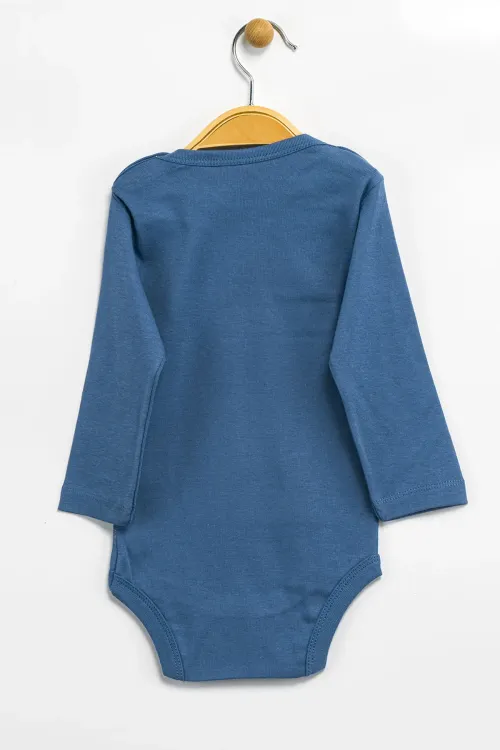 Aziz Bebe Erkek Kız Bebek Çıtçıtlı % 100 Pamuk Body & Zıbın 12 Ay - 36 Ay