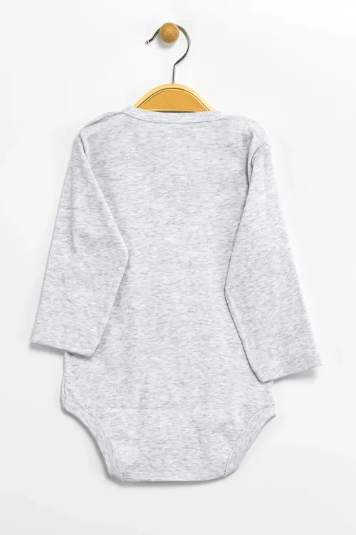 Aziz Bebe Erkek Kız Bebek Çıtçıtlı % 100 Pamuk Body & Zıbın 12 Ay - 36 Ay