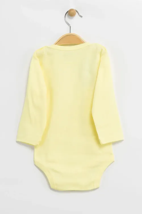 Aziz Bebe Erkek Kız Bebek Çıtçıtlı % 100 Pamuk Body & Zıbın 12 Ay - 36 Ay