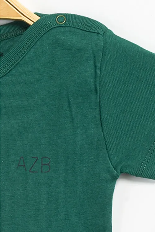 Aziz Bebe Erkek Kız Bebek Çıtçıtlı % 100 Pamuk Body & Zıbın