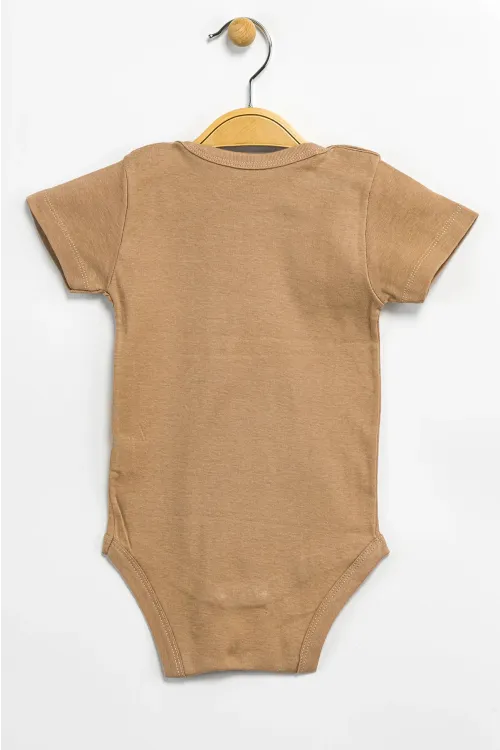 Aziz Bebe Erkek Kız Bebek Çıtçıtlı % 100 Pamuk Body & Zıbın