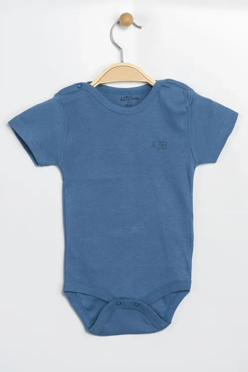 Aziz Bebe Erkek Kız Bebek Çıtçıtlı % 100 Pamuk Body & Zıbın