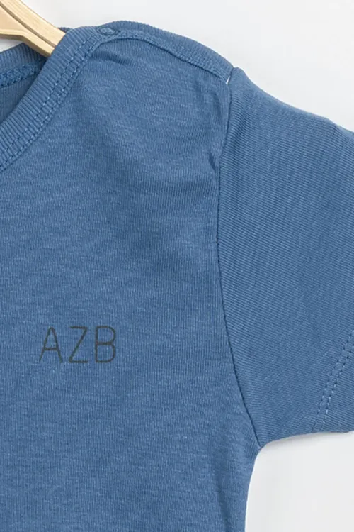 Aziz Bebe Erkek Kız Bebek Çıtçıtlı % 100 Pamuk Body & Zıbın