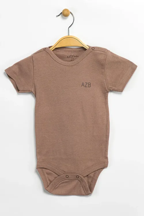Aziz Bebe Erkek Kız Bebek Çıtçıtlı % 100 Pamuk Body & Zıbın