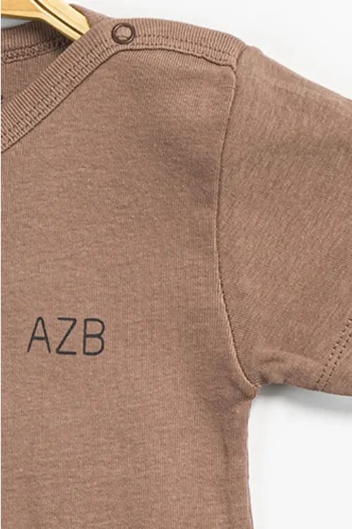 Aziz Bebe Erkek Kız Bebek Çıtçıtlı % 100 Pamuk Body & Zıbın