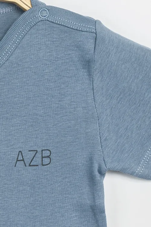 Aziz Bebe Erkek Kız Bebek Çıtçıtlı % 100 Pamuk Body & Zıbın