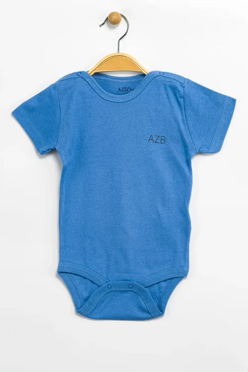 Aziz Bebe Erkek Kız Bebek Çıtçıtlı % 100 Pamuk Body & Zıbın