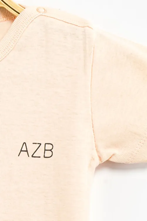 Aziz Bebe Erkek Kız Bebek Çıtçıtlı % 100 Pamuk Body & Zıbın