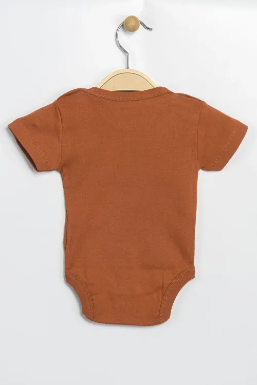 Aziz Bebe Erkek Kız Bebek Çıtçıtlı % 100 Pamuk Body & Zıbın