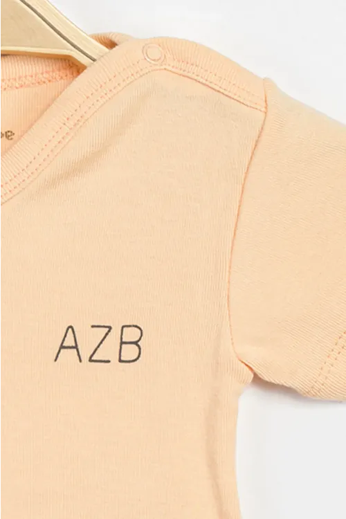 Aziz Bebe Erkek Kız Bebek Çıtçıtlı % 100 Pamuk Body & Zıbın