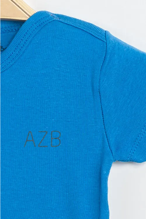 Aziz Bebe Erkek Kız Bebek Çıtçıtlı % 100 Pamuk Body & Zıbın