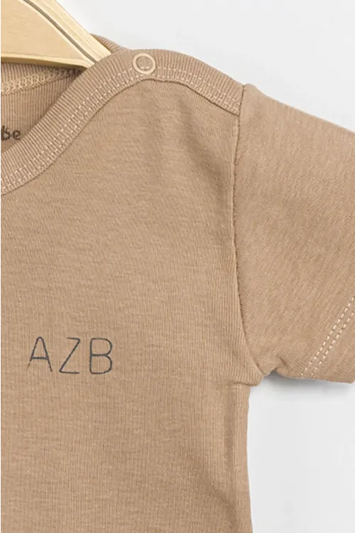 Aziz Bebe Erkek Kız Bebek Çıtçıtlı % 100 Pamuk Body & Zıbın