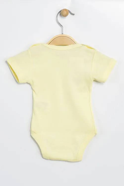 Aziz Bebe Erkek Kız Bebek Çıtçıtlı % 100 Pamuk Body & Zıbın