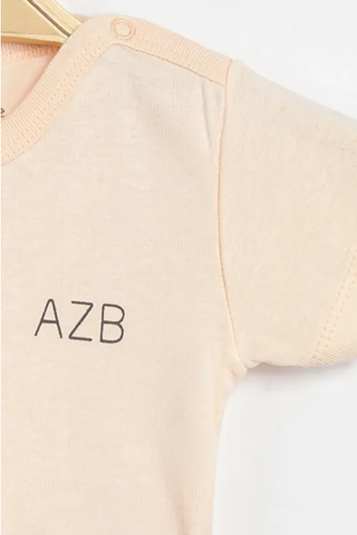 Aziz Bebe Erkek Kız Bebek Çıtçıtlı % 100 Pamuk Body & Zıbın