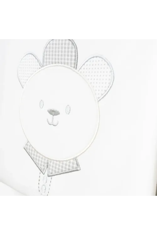 Erkek Bebek Ayı Nakışlı 10  Lu Hastane Çıkış Seti 0 Ay - 3 Ay