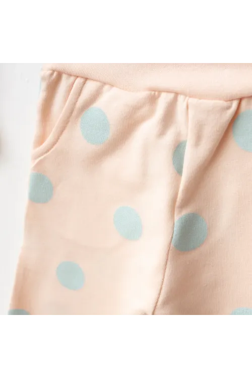 Kız Bebek Animal Desenli % 100 Pamuk Sweatshirt Pantolon 2  li Alt Üst Bebek Takımı 3 Ay-36 Ay