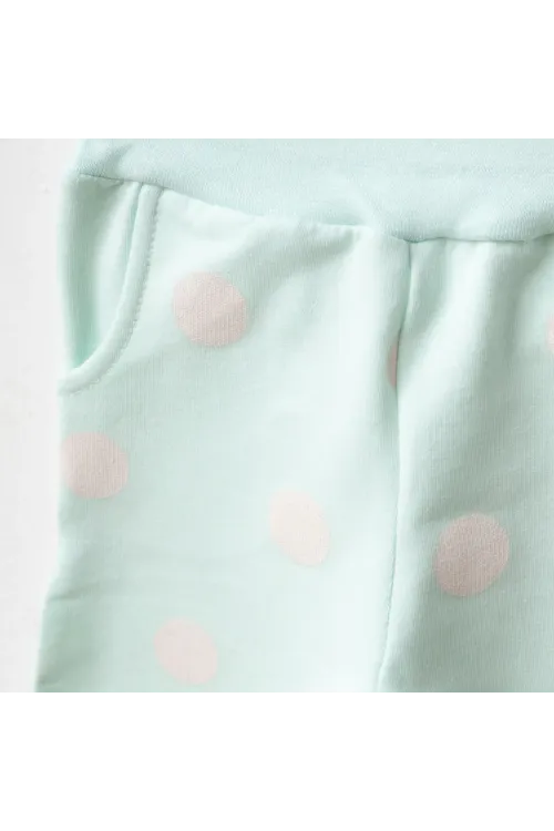 Kız Bebek Animal Desenli % 100 Pamuk Sweatshirt Pantolon 2  li Alt Üst Bebek Takımı 3 Ay-36 Ay