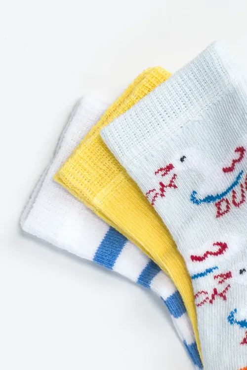 Kız Bebek Basic Dikişsiz 3  lü Soket Çorap 0 Ay - 36 Ay