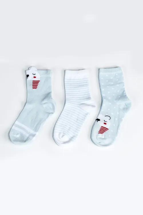 Kız Bebek Basic Dikişsiz 3  lü Soket Çorap 0 Ay - 36 Ay kontrol